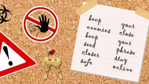 Безопасность — пять ошибок при хранении сид фразы